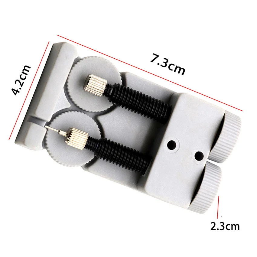 Brandneuer 2068 Uhrenarmband-Einsteller, 2-in-1-Armbandentferner, Demontage und Montage, Werkzeug zur Reparatur von Armbanduhren aus Stahl
