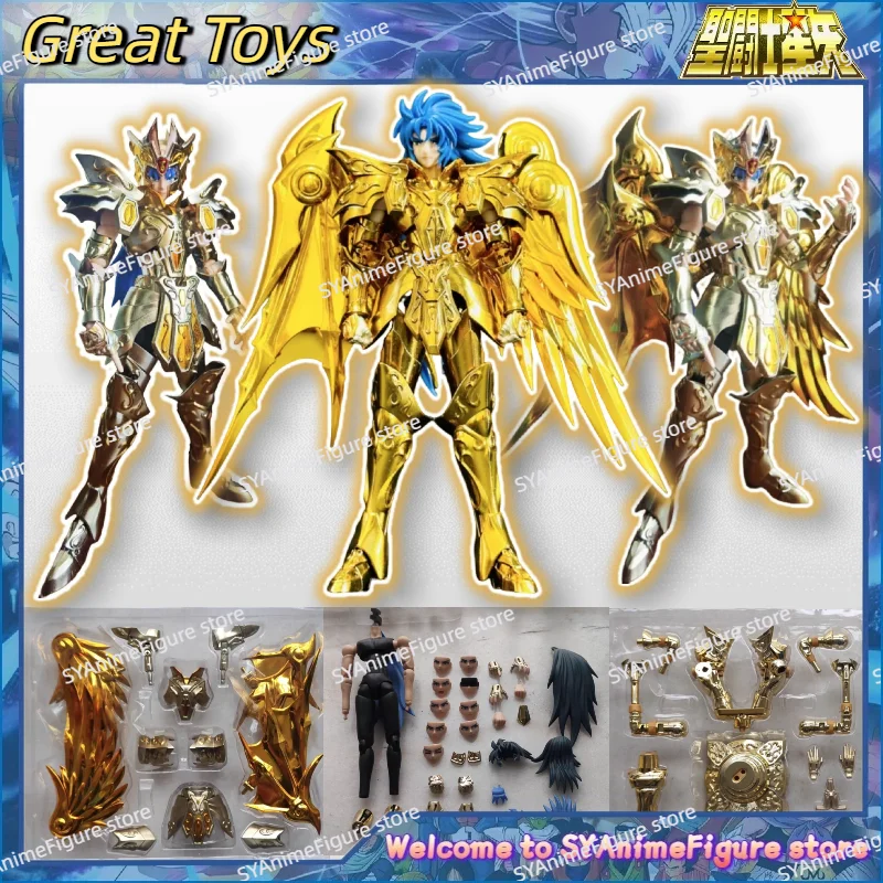 

In Stock Great Toys Saint Seiya Myth Cloth EX Gemini Saga Soul of God/SOG Gold Saint Action Figure Toys Collection Gift