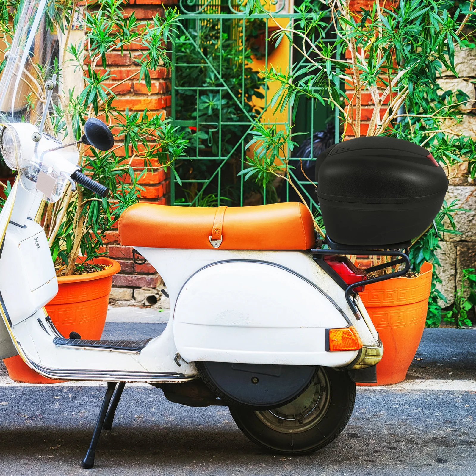 

Мотоциклетный кофр: водонепроницаемый, вместительный, со светоотражающими элементами для безопасности, простой монтаж, элегантный дизайн, аксессуар для багажа, задний багажник