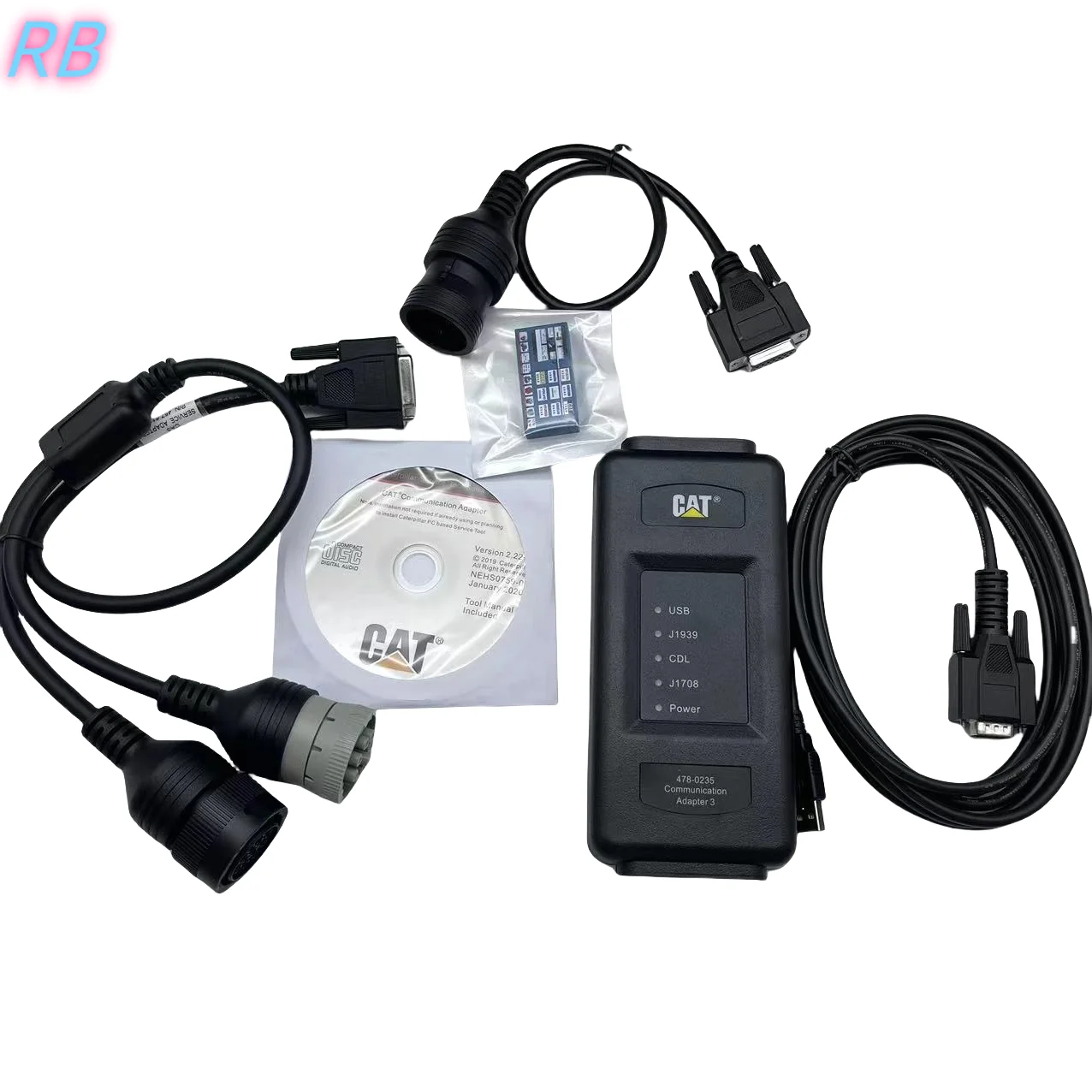 478-0235 538-5051 ET4 Communication Adapter 2023A Heavy Duty Diagnostic Tester Tool for Caterpillar CAT Truck Excavator Scanne