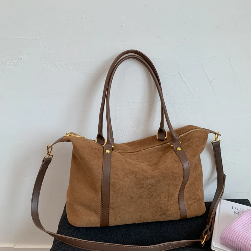 

Fashion Women Handbag Faux Suede Female Tote Handbags Large Capacity Crossbody Bags for Women