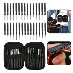 30pcs Car Cable Plug Removal Tool Pin Extractor Repair Remover Key Tool With Box Terminal Removal Tool Kit