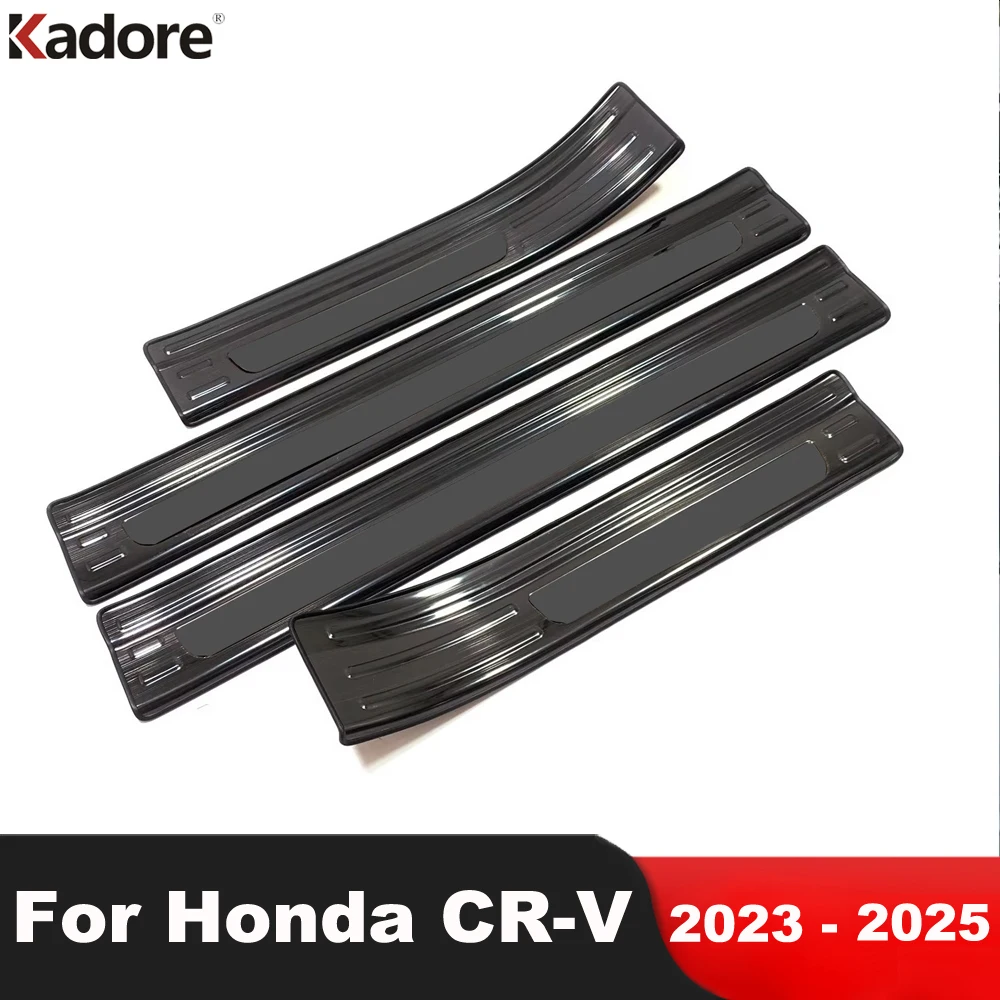

Накладки на пороги для Honda CR-V 2023-2025: стальные защитные накладки-протекторы, аксессуары для автомобиля