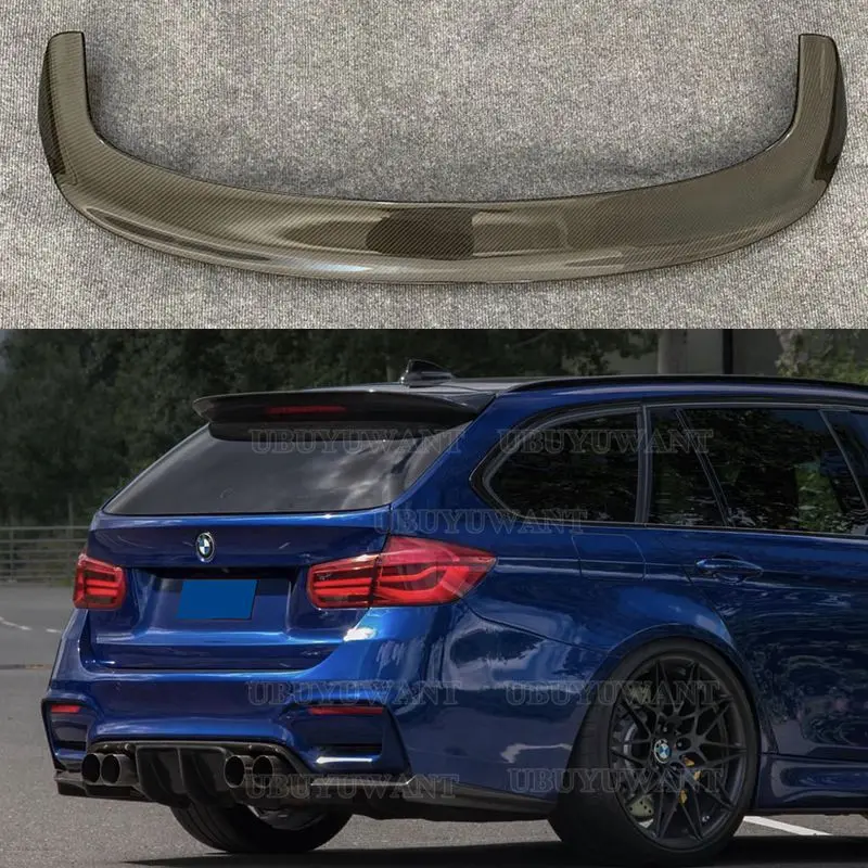 

For BMW F31 2013-2018 BMW 3 Series Wagon 320i Touring Wholesale Carbon Fiber Rear Trunk Lid Car Spoiler Ducktail Lip Wings