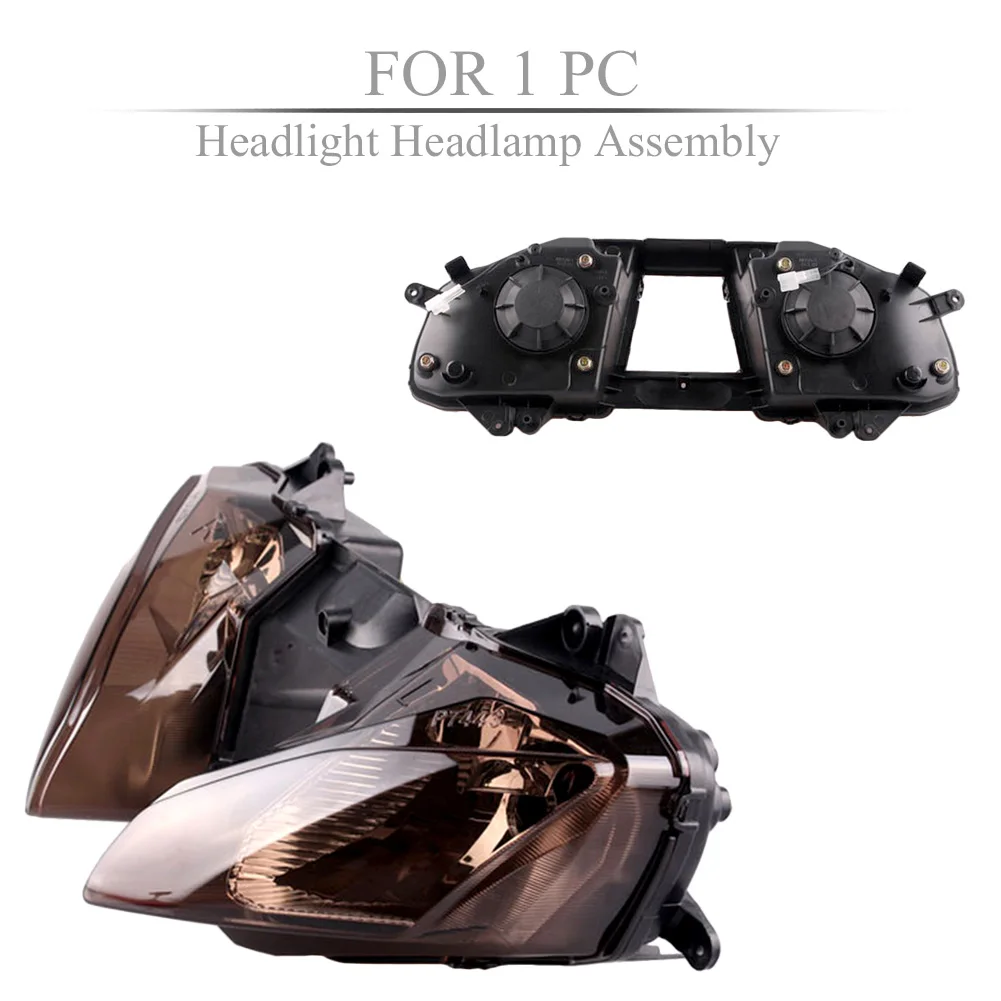 Motorcycle Front Headlight Lighting Replacement for Yamaha YZF R6 600 2008 2009 YZF-R6