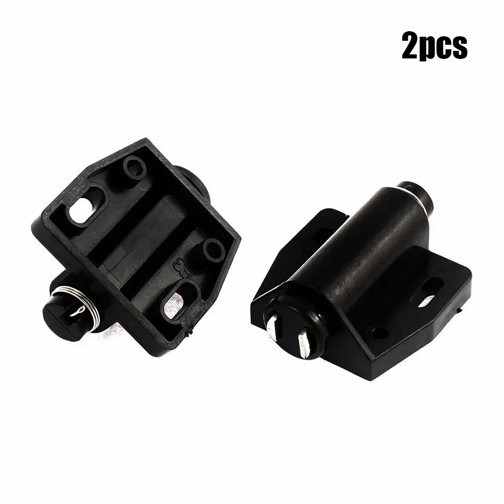 

Magnetic Push To Open Touch Latch Parts Accessaries Black Cupboard Doors Drawer Hardware Kitchen Latch Catch 46mm*38mm