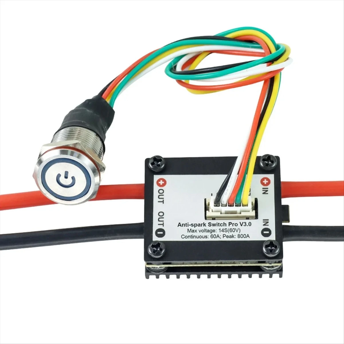 

Antispark Switch Pro V3.0 ESC Switch with Heatsink for Electric Skateboard