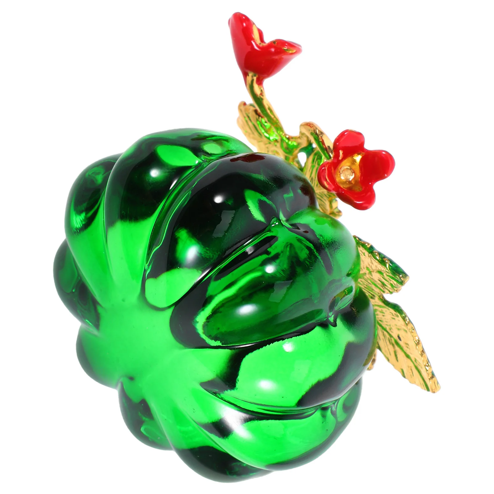

Fall Decor Indoor Decorations Crystal Pumpkin Figurine Decorative Pumpkins Cute