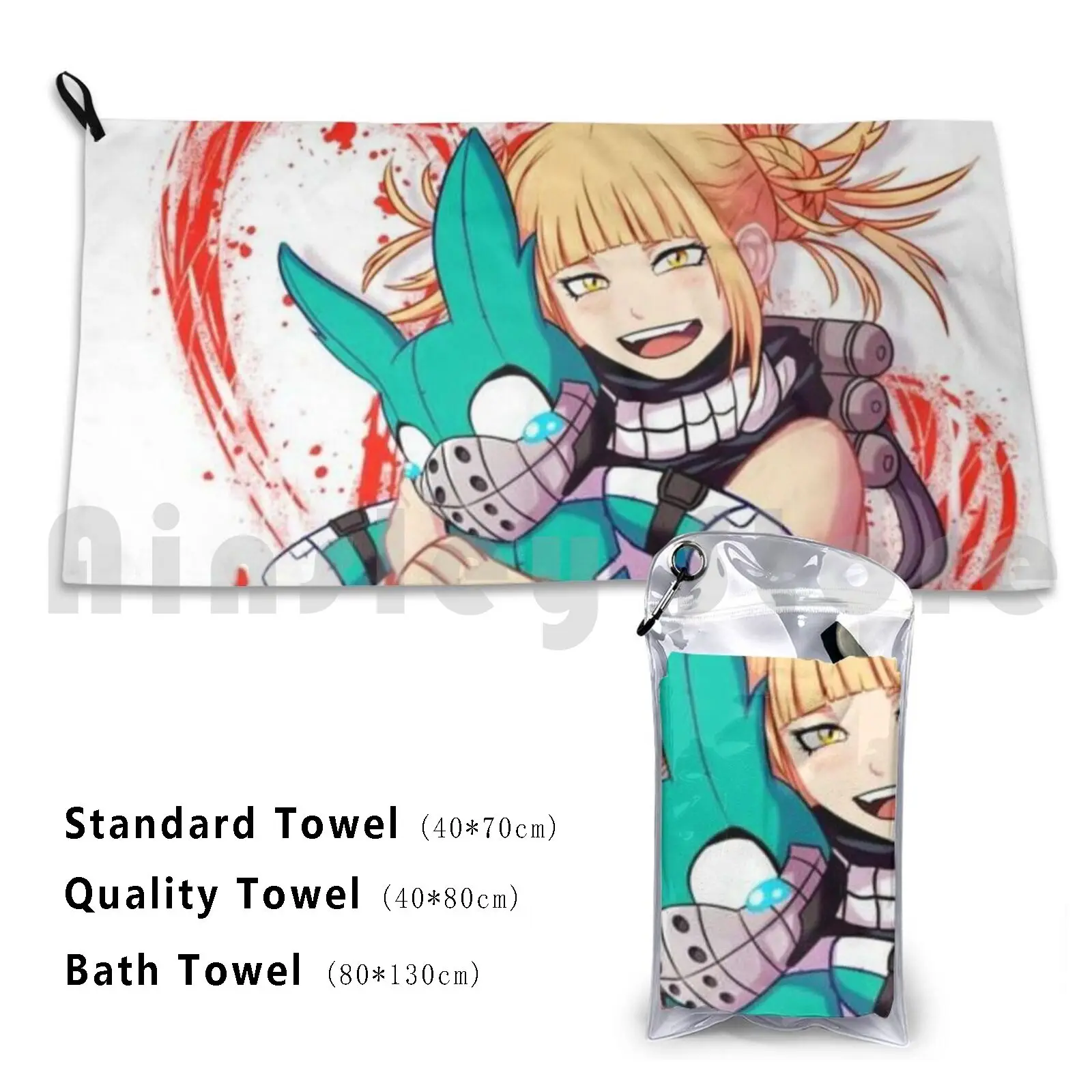 Towel Toga Cuddle Hat Anime Toga Cuddle Plushie Knife Eyes Badguy Schoolgirl