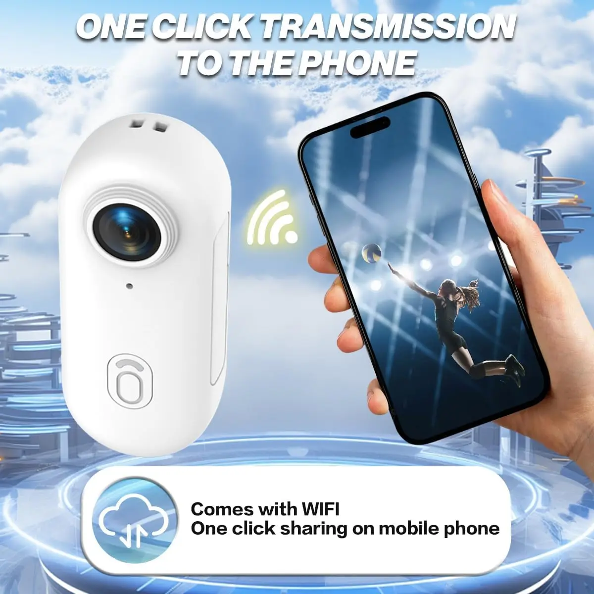 4K Mini Body Camera Waterproof Wearable Action Camera for Travel Hiking Cycling Vlog Video Recorder Magnetic Pendant Pocket Cam view 6