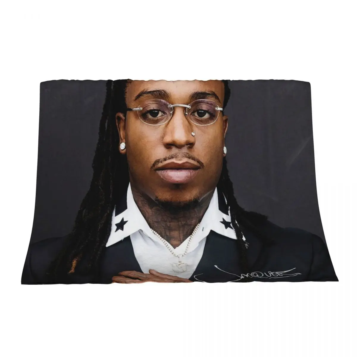 

Threejaq King of R & B American Tour 2019 2020 Throw Blanket Decorative Sofas Winter beds Luxury Brand for winter Blankets