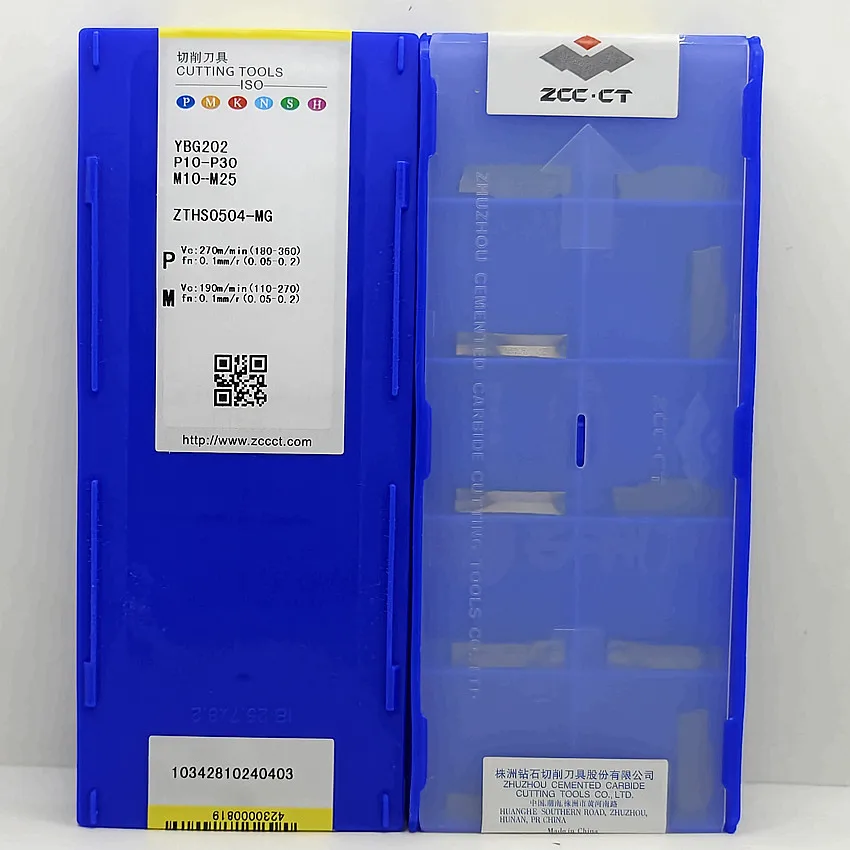 

ZTHS0504-MG YBG202/ZTHS0504-MG YBG302 ZTHS0504-MG ZCC.CT CNC blade carbide inserts turning tools inserts 10pcs/box