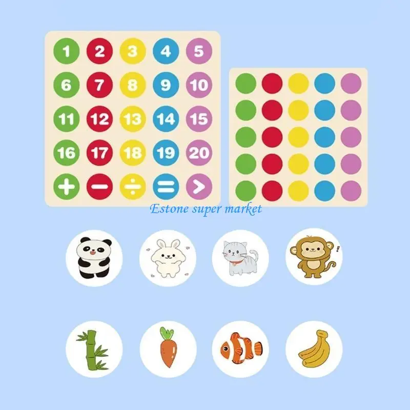 090b Holzbrettspiel Farbsortieren Mathematikler