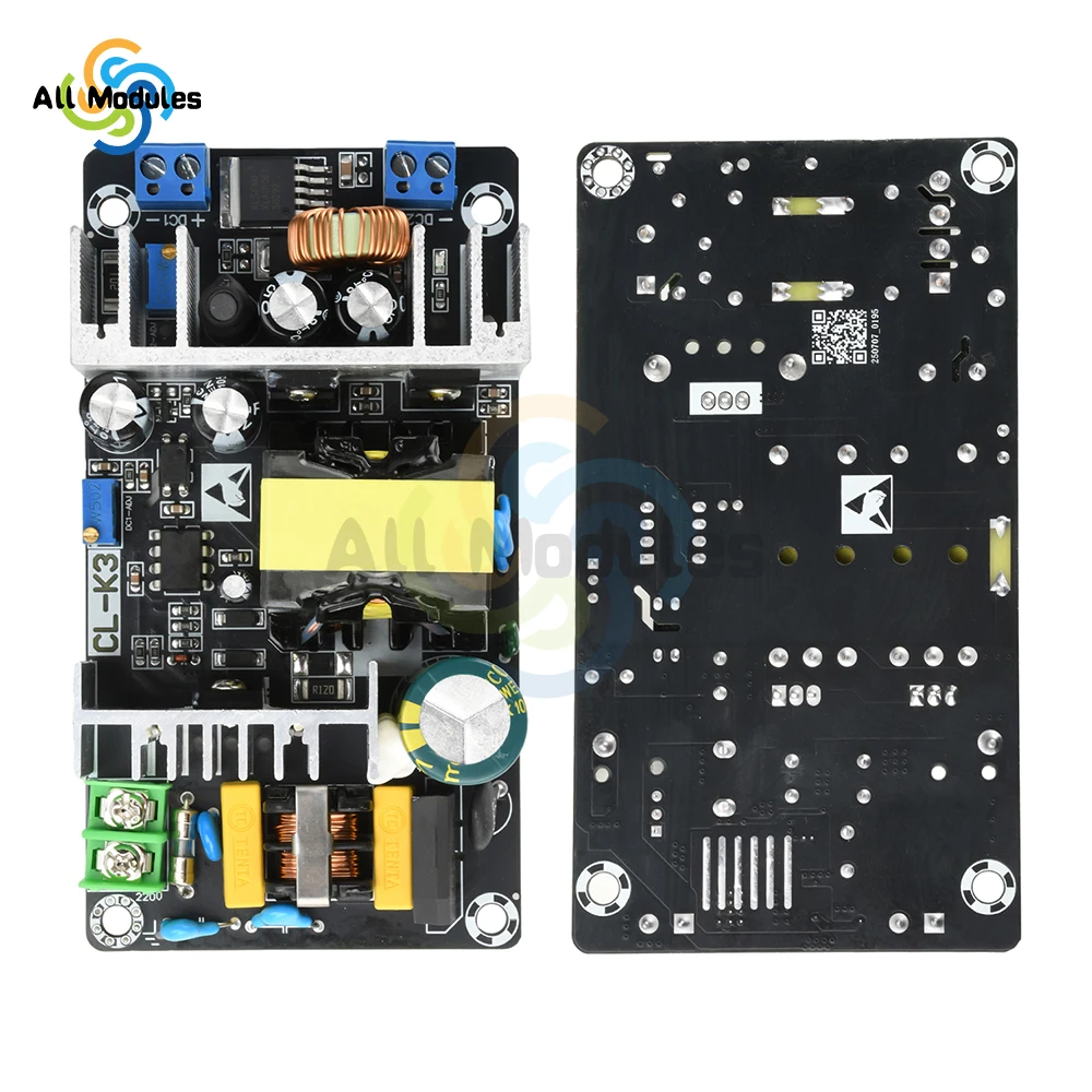 

180W High-Power Industrial Switching Power Supply Module Dual-Output Adjustable 24V 12V 5V AC-DC Step Down Buck Converter