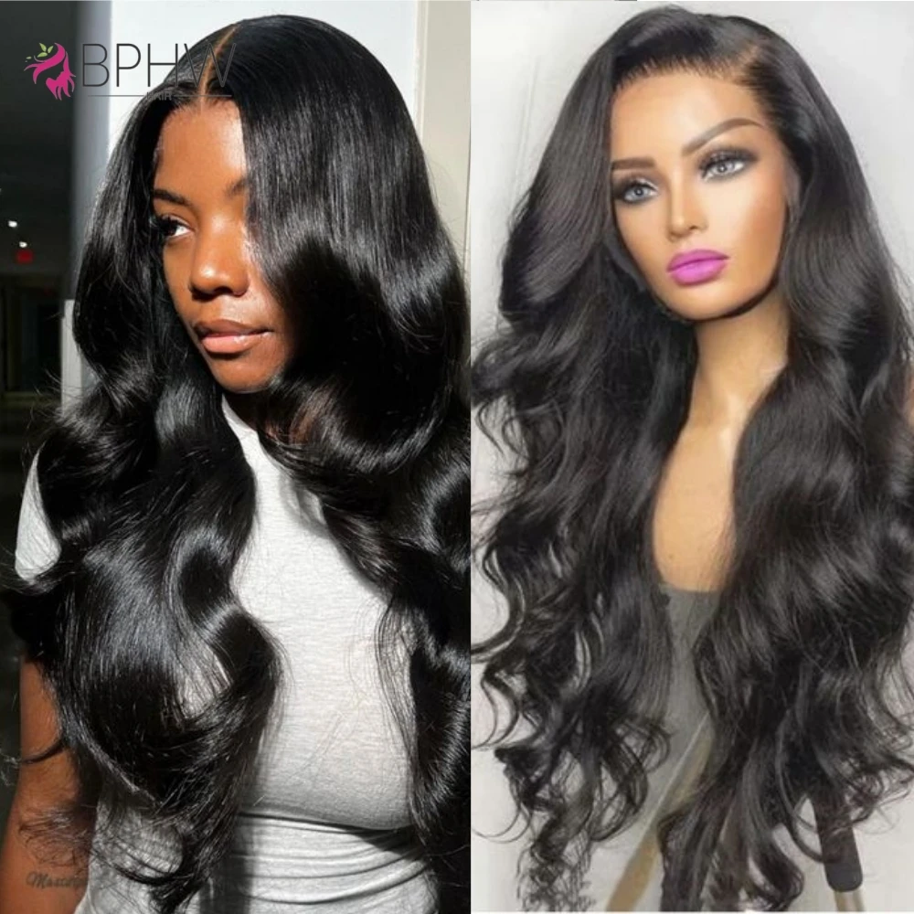 Body Wave Wig 13x4 Lace Front Wig Human Hair Wigs For Black Women Pre Plucked HD Transparent Lace Frontal Wig Long Wig BPHW Hair