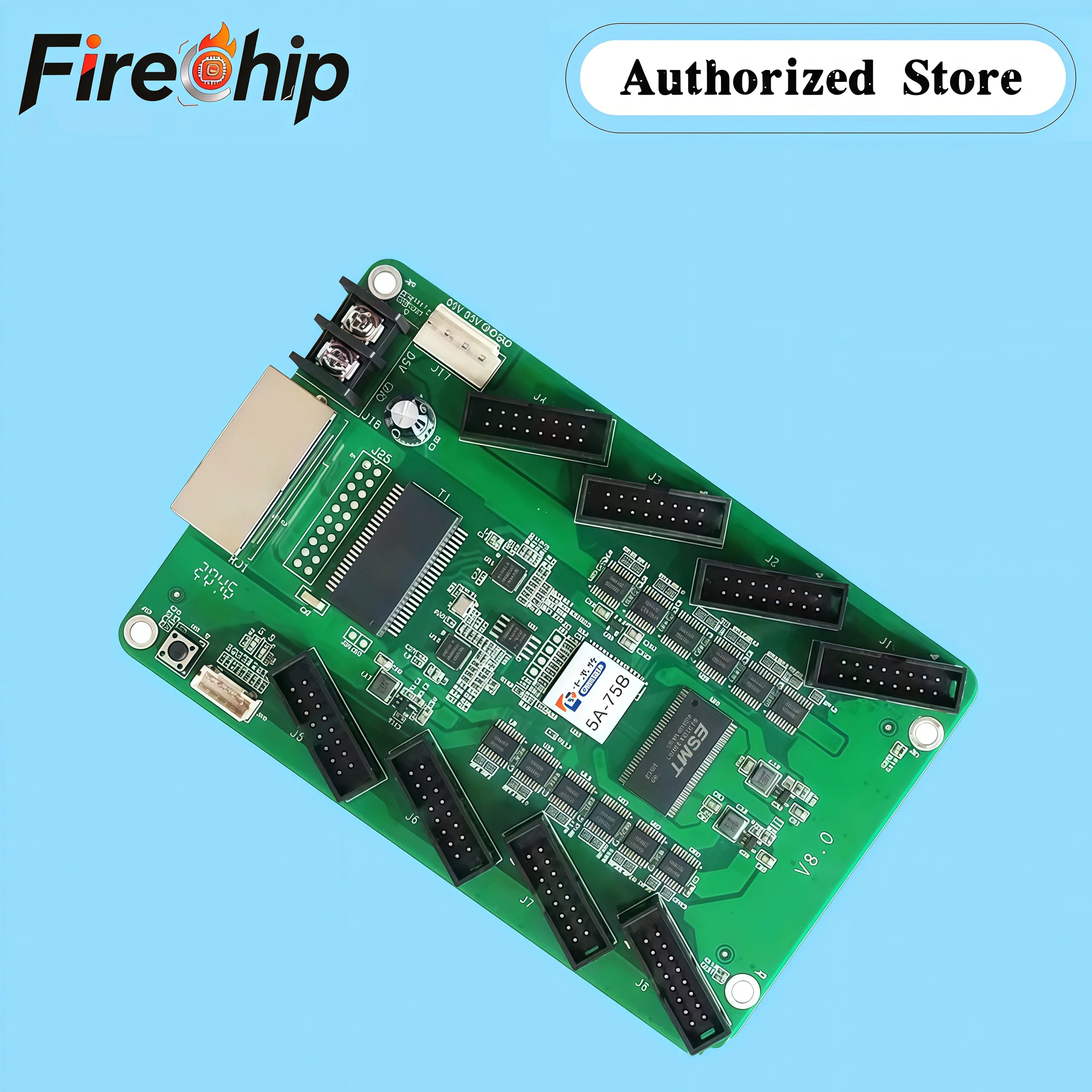 FireChip Lattice ECP5 FPGA Development Board RISC-V Colorlight 5A-75B Open Source LFE5U ECP5