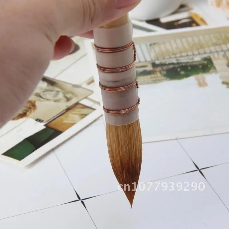 Handmade Squirrel Hair Artist Watercolor Paint Brush For Watercolor Art Supplies