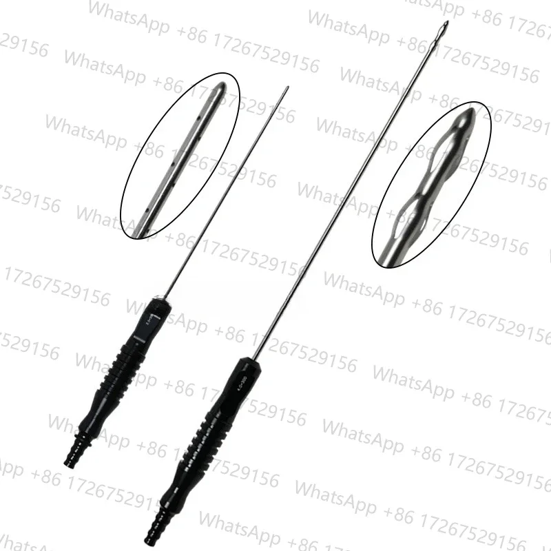 GREATLH Kit de transplantación de grasa Cánula de cosecha de grasa Cánula de liposucción Juego de agujas de inyección de agua Herramientas de liposucción