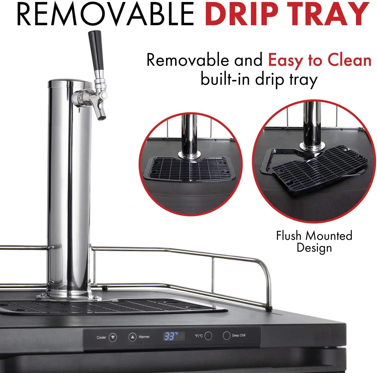 Kegco K309SS-1 Fass Spender, Edelstahl