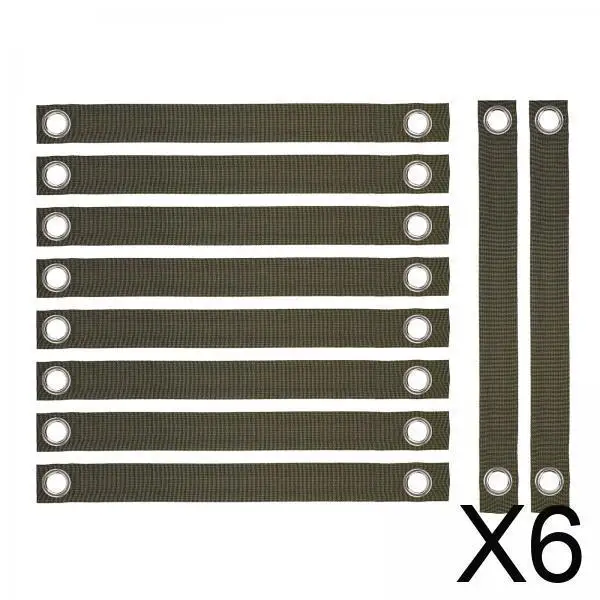 

6x10 шт. ремни для деревьев, дышащий дизайн для молодых деревьев, защита ураганов, уличные 3,8 см x 40 см, зеленые