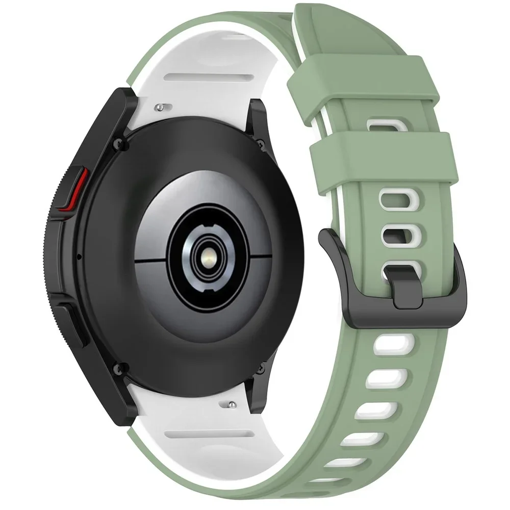 삼성 갤럭시 시계 4 용 실리콘 스트랩 클래식 42mm 46mm watch4 40mm 44mm 갤럭시 시계 5 프로 소프트 시계 밴드 스포츠 팔찌