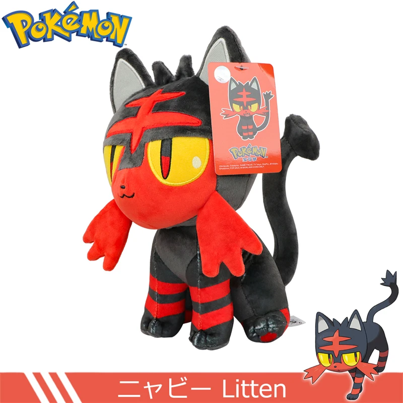 Original Pokemon Jigglypuff Alolan Vulpix Plüsch Spielzeug Nette Anime Pokeball Yamper Emolga Litten Stofftier Peluche Puppen Geschenk