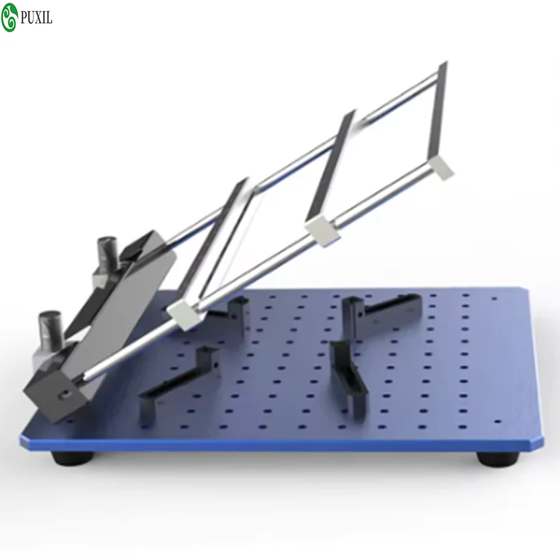 

170 * 170mm PCB steel mesh solder paste printing table, precision SMT manual small mesh printing machine