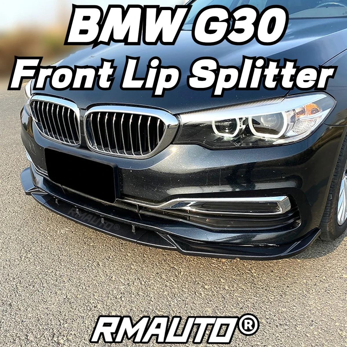 

For BMW 5 Series G30 LCI 2017-2022 G30 Front Lip Bumper Splitter Spoiler Diffuser Lip Bumper Guard Cover Exterior Parts Body Kit