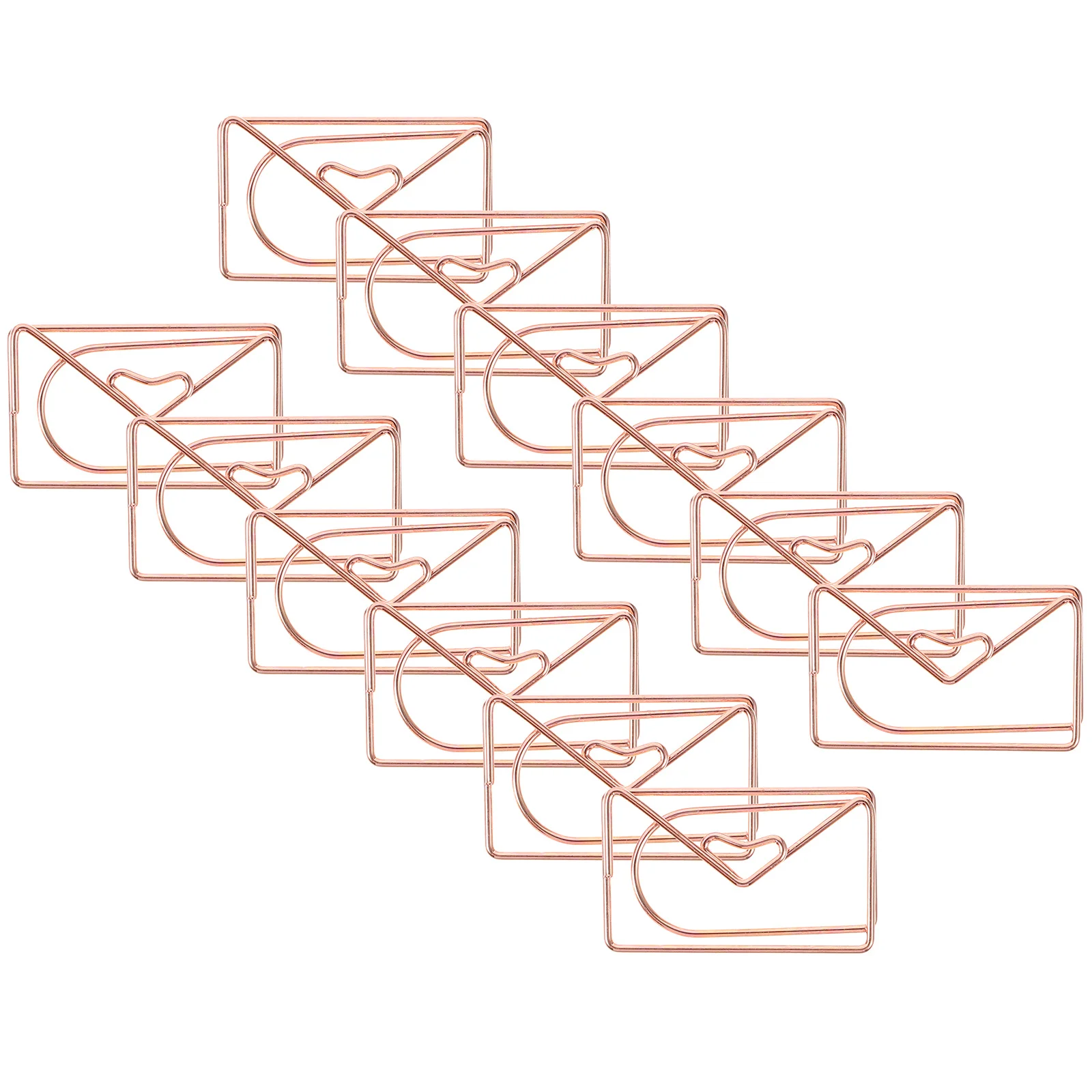 20 قطعة مقاطع ورق المغلف شكل مغلف معدني مقاطع المرجعية الإبداعية للملاحظات صور وثائق مكتب المدرسة المنظمون #6