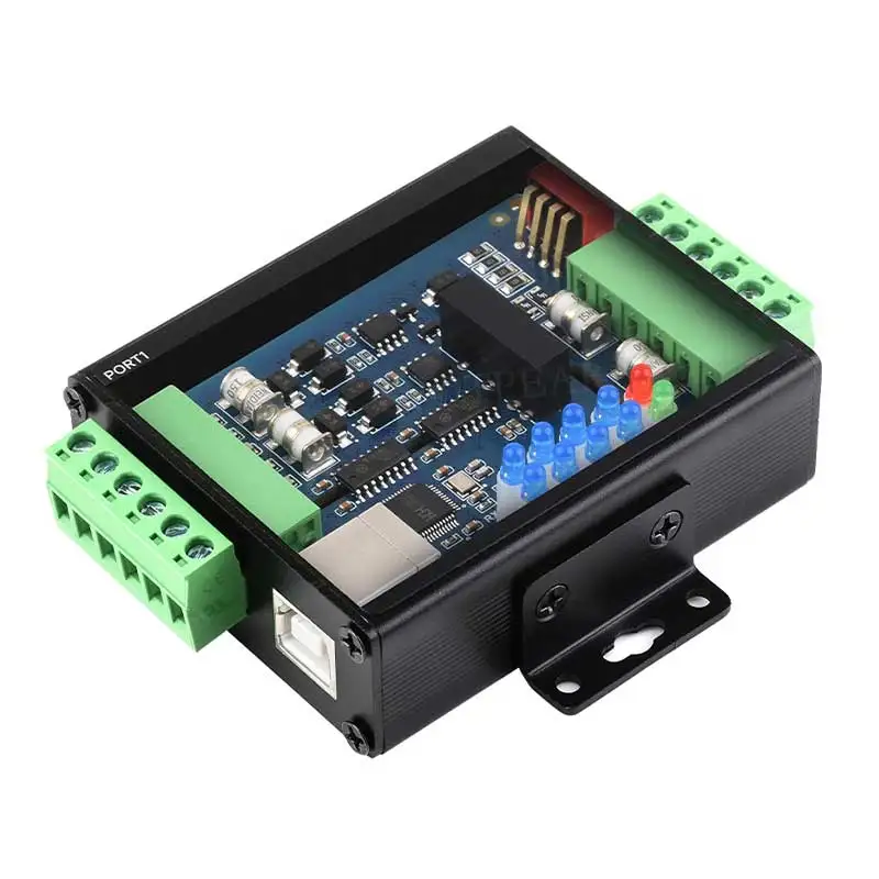 Przemysłowy izolowany konwerter USB na 4-kanałowy RS485 (B) UART CH344L do montażu na ścianie/szynie — zdjęcie produktu 2