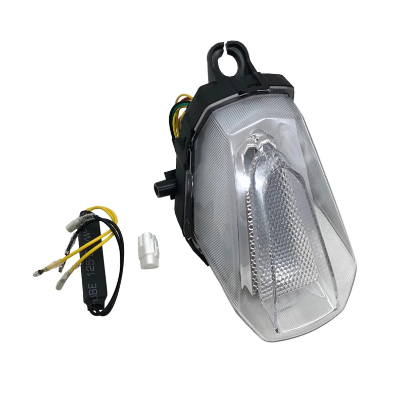 

Durable For Suzuki GSX-R1000 GSXR1000 2017-2021 Rear Tail Light Brake Turn Signals Integrated LED Light Replacement White