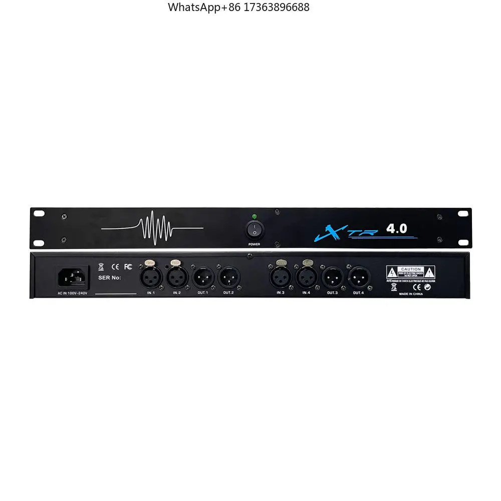 

XTR4.0 Professional Audio Feedback 4 in 4 Out Microphone Anti Whistling Sound Processor for Live Sound Systems Hot Sale