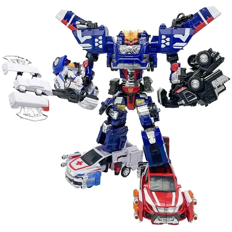 43cm High 5 IN 1 Hello Carbot Penta Storm X Transformation Robot to Car Action Figures Transforming Car toy for Children Gift