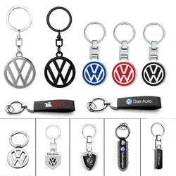 1pcs Car Keychain Pendant Zinc Alloy Badge Key Chain Keyring For Volkswagen VW Golf 6 7 MK4 TSI TDI Magotan B5 B6 Touareg Passat