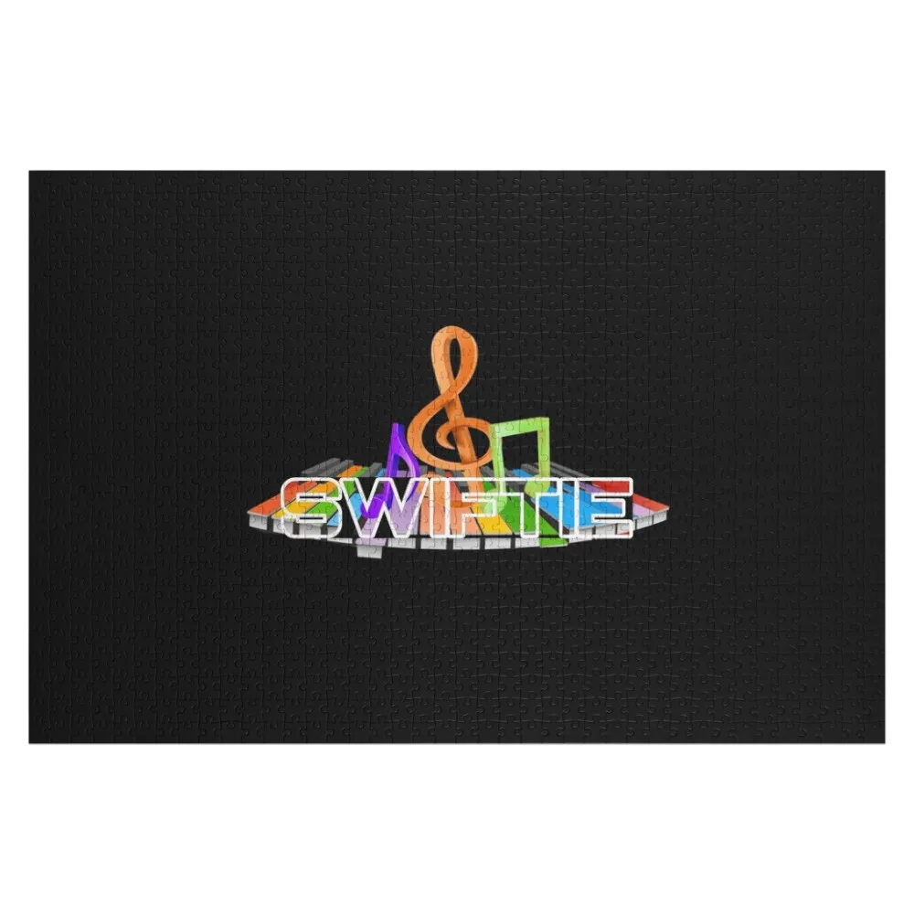 

Деревянный пазл-головоломка для детей с изображением Свифти, пианино, разноцветного пианино, аниме-персонажей, с возможностью персонализации имени