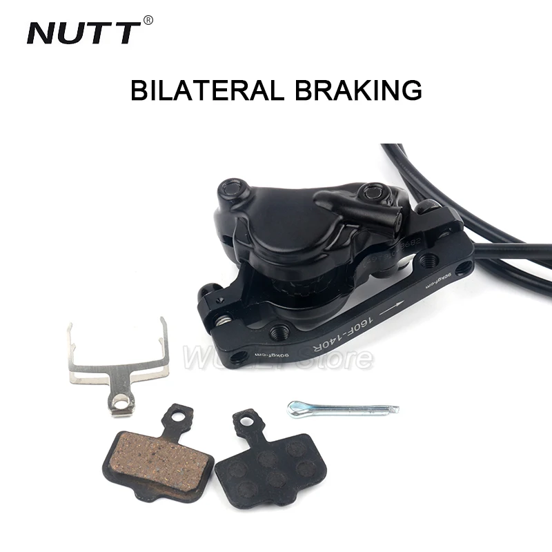 NUTT A5-D Electric MTB Bike Scooter Hydraulic Brake 140 160 180mm for Mini Kugoo G Booster ES3 Dualtron Ultra Speedway Zero X10