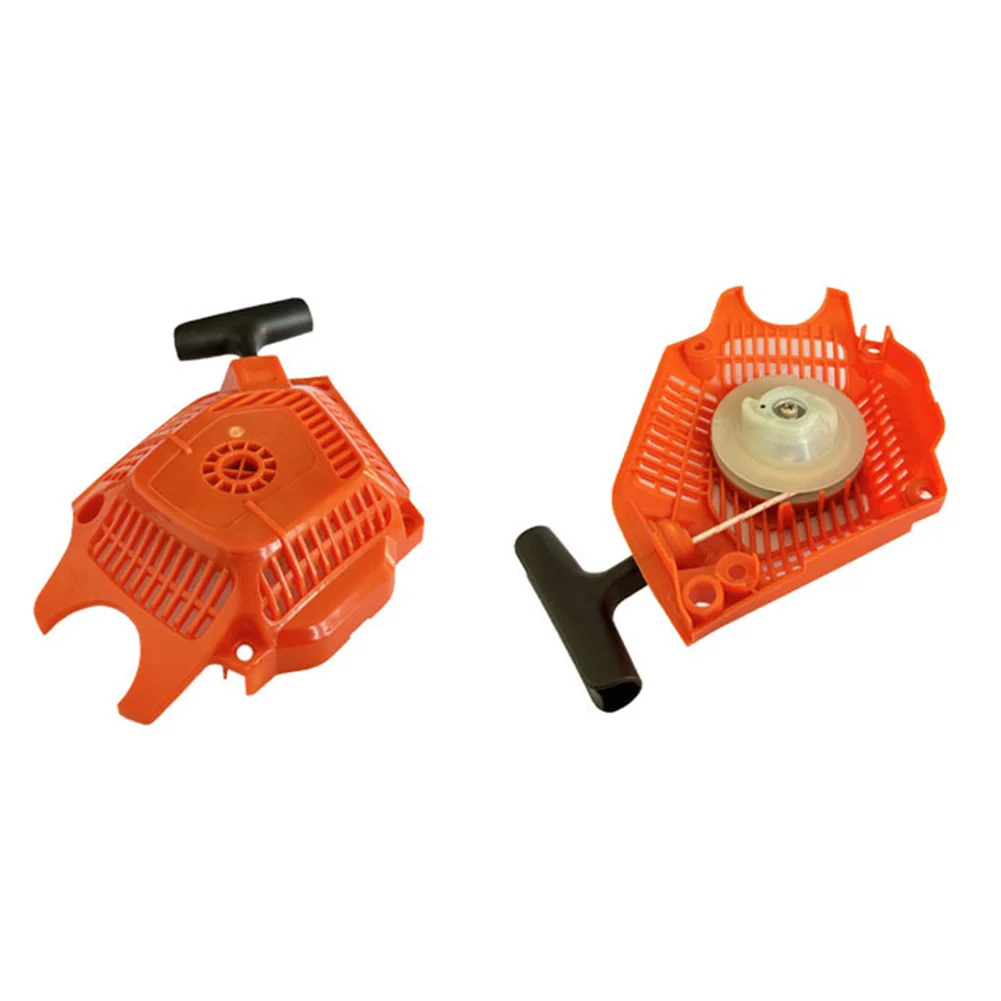 Recoil Starter Pull Start Mechanism Compatible with For 130 135 140 Chainsaw Models and Matching Flywheel Interface