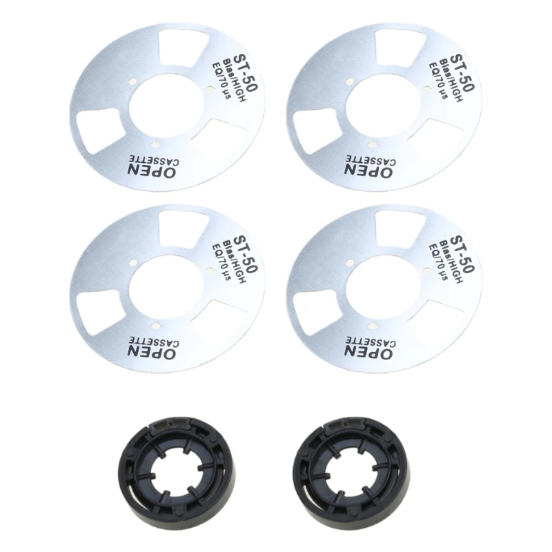 Cassetes bobina a bobina com componentes metálicos Mini cassetes metal para alto-falante