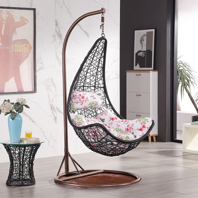 

Hanging basket swing small hanging chair imitation rattan chair cradle chair bird's nest indoor balcony lazy single ha