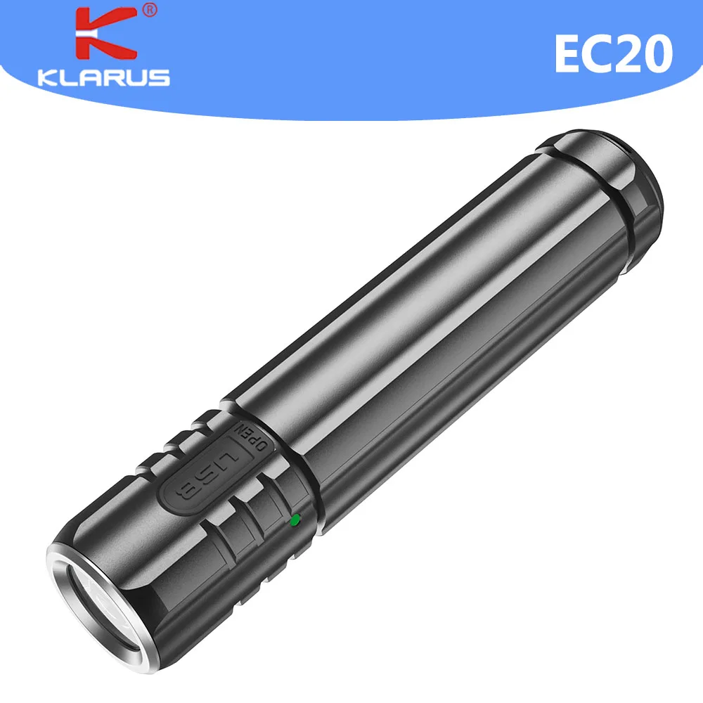 

KLARUS EC20 Flashlight Torch SST-20 1100LM Rechargeable Powerful Flashlight With 18650 Battery For Camping,Hiking