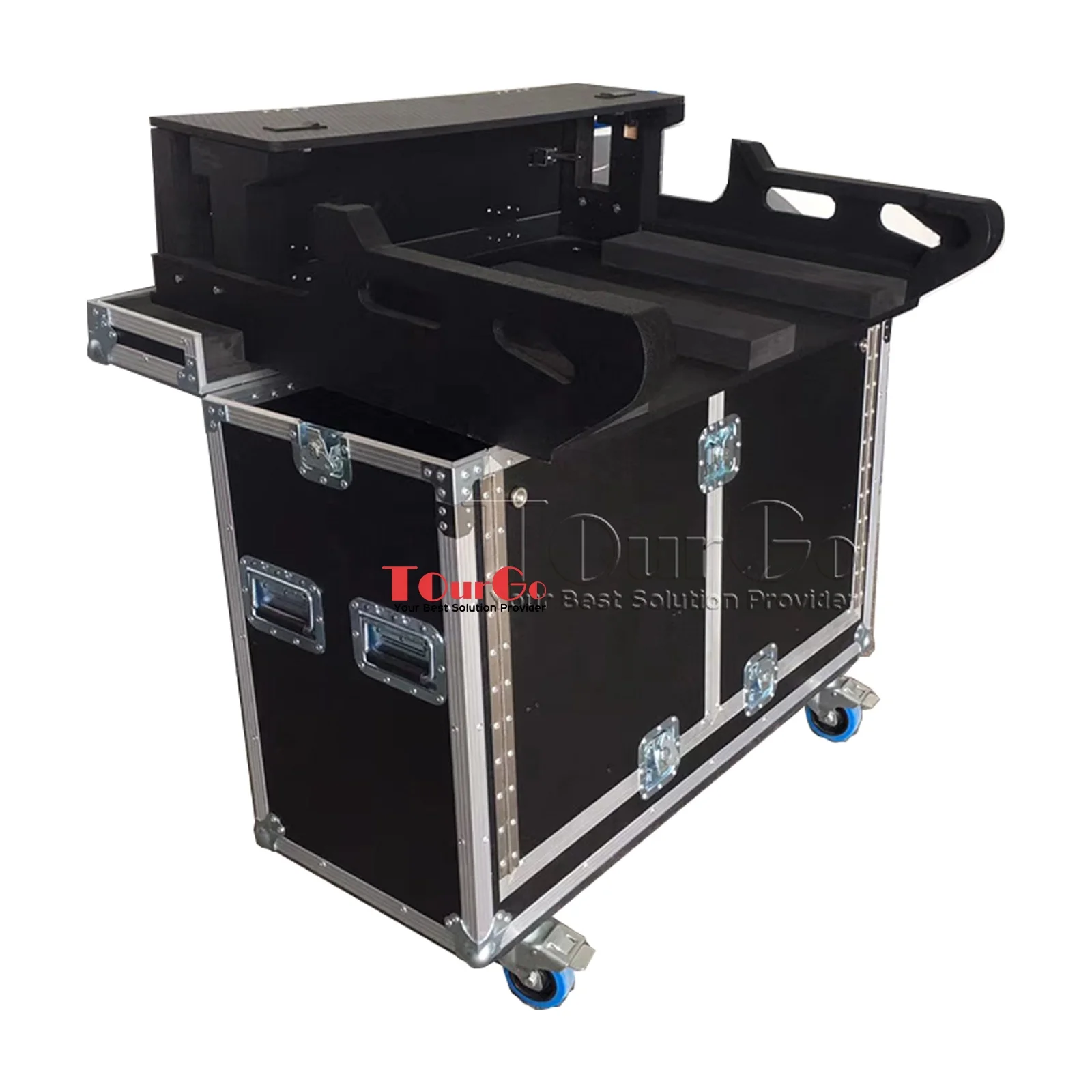 

TourGo Customized DJ Mixer Console Flip Flight Case for Allen Heath SQ7