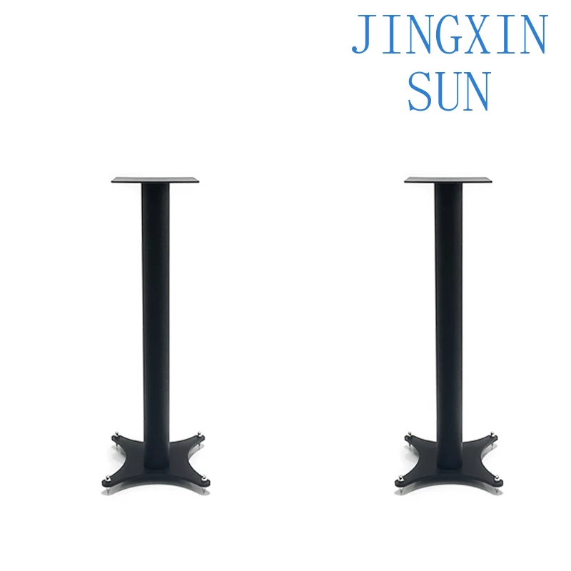 A-1075 All-metal Speaker Rack Bookcase Shock-Absorbing Tripod Bookshelf Stand Surround Floor Stand 18*24 /15*19 1Pair