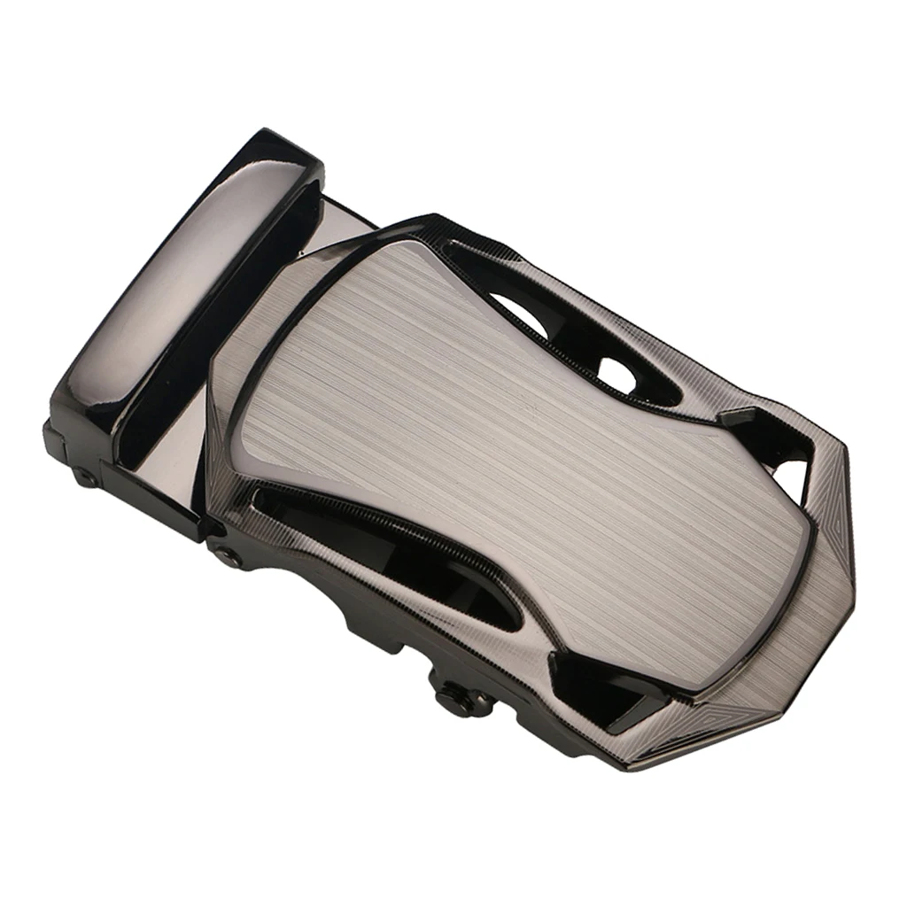 Fivelas de cinto retangulares de metal de substituição com fivela deslizante automática masculina, 1, conforme descrito