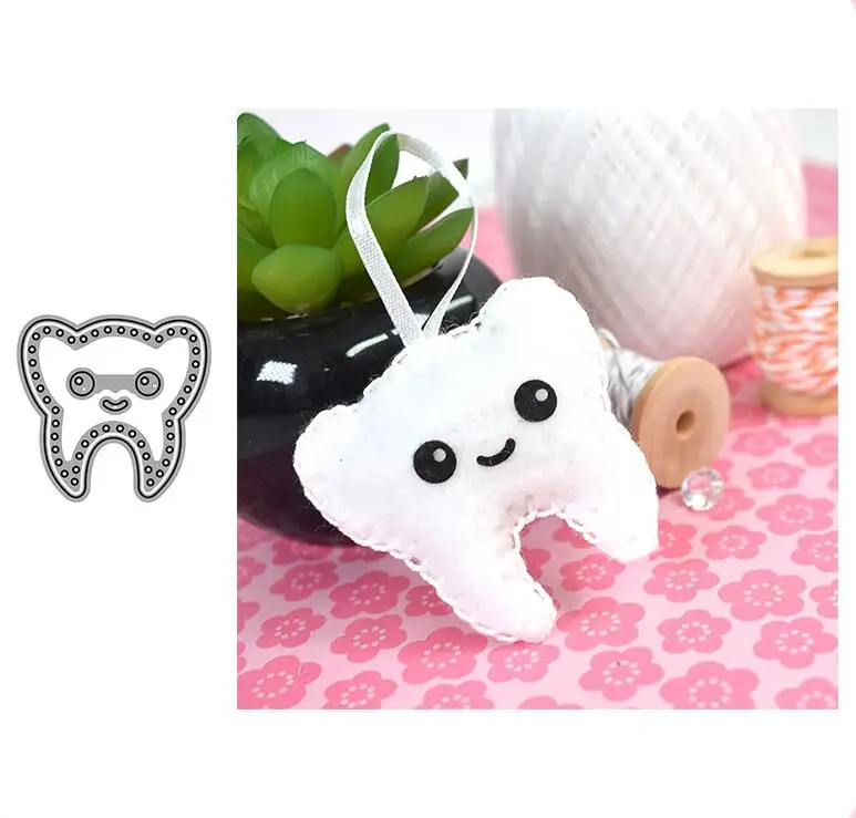 tooth Metal Cutting Dies Mold Scrapbooking Decoration Paper Cards Craft Knife Mould Blade Punch Template Embossing Stencils