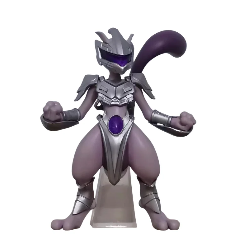 11Cm Stalen Mewtwo Action Figure Anime Pokémon Figuren Gk Collectie Ornament Geschenken Cartoon Model Pop Cadeau Speelgoed Decoratie