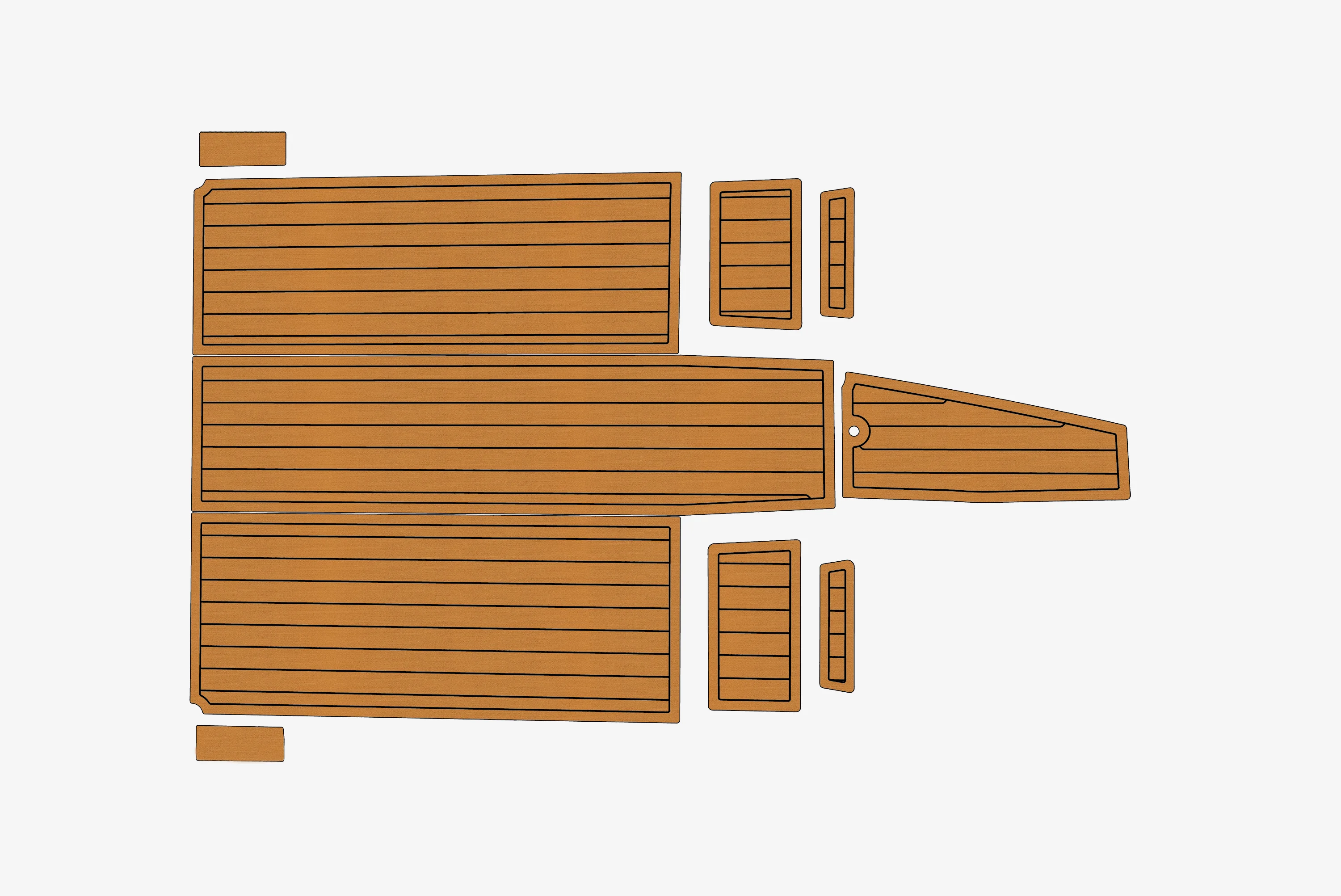 

2002 Active Thunder 37, внешний диаметр 1/4 дюйма, 6 мм, пена EVA, нескользящий морской коврик из тикового дерева из ПВХ, оздоровительный ковер, морской пол