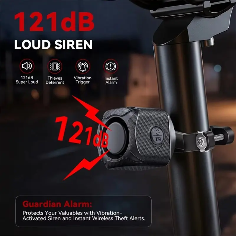 【HOT A69Z!】Two-Way Trigger Bike Wireless Bicycle Alert With Remote Control Waterproof