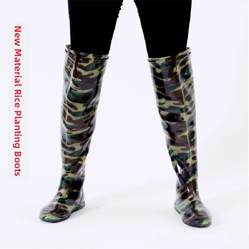 

Новые мужские длинные дождевые сапоги Water oes, женские непромокаемые сапоги выше колена, мягкие непромокаемые сапоги с высокими трубками, противоскользящие Fiing oes