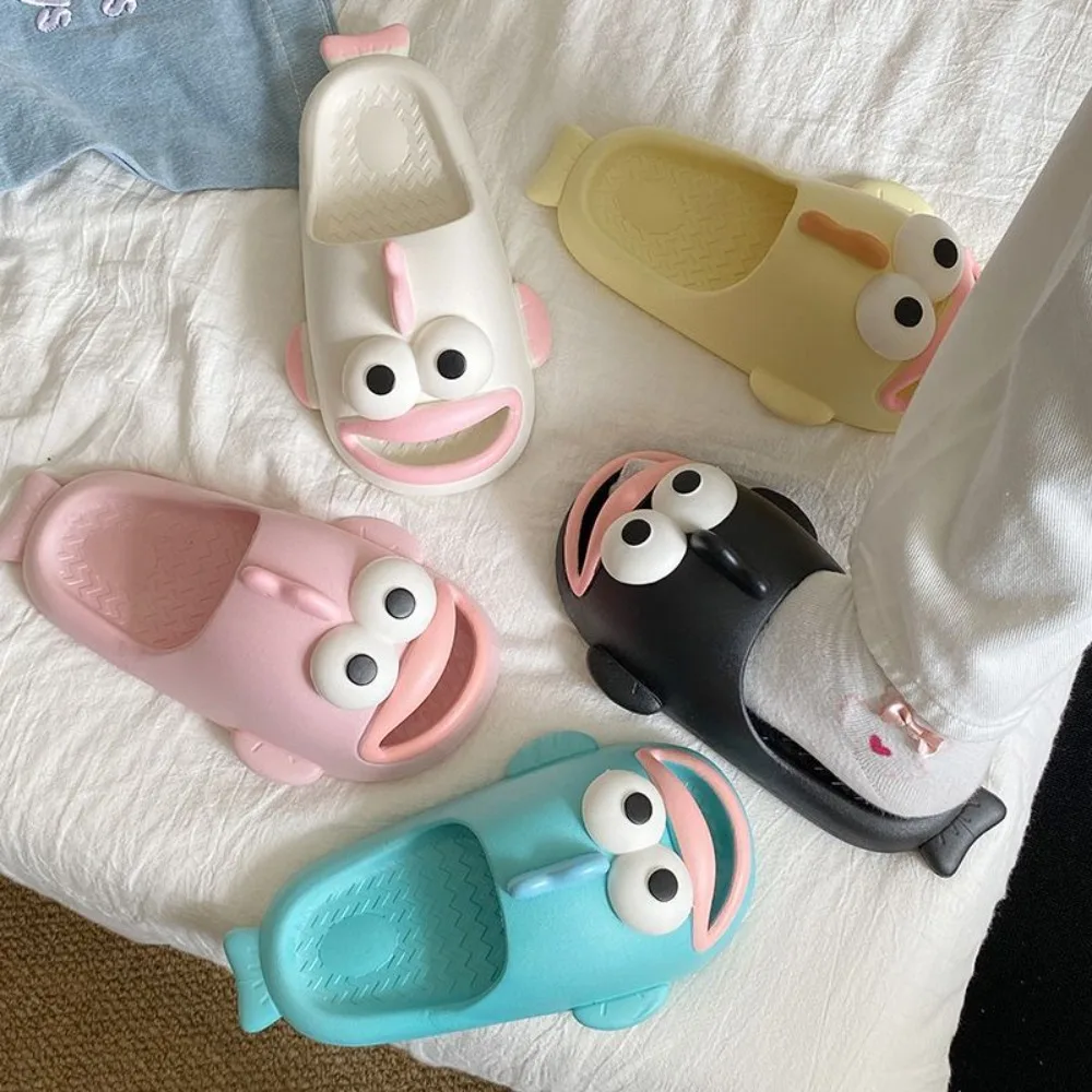

New Hangyodon Slippers Cute Cartoon Originality It's Funny Non-slip Slippers Summer New Fashion Leisure Versatile Slippers