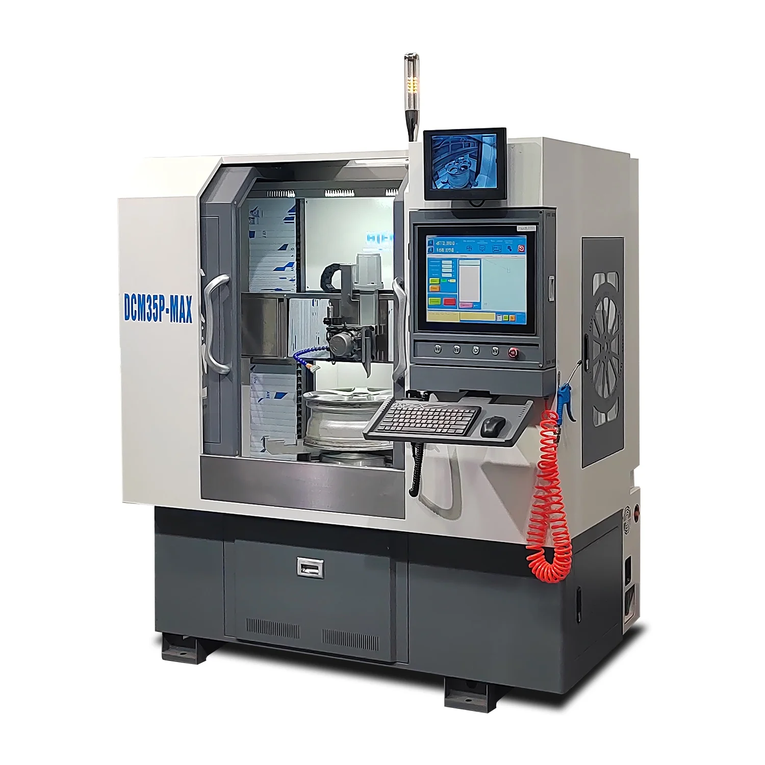 Newest Vertical Wheel Repair Machine Alloy Wheel Repair Tools Auto Maintenance Equipment DCM35P-MAX